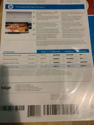 Papel Fotográfico HP Everyday Semi-Glossy