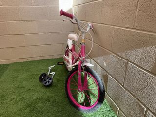 Bicicleta infantil Daytona 16” rosa + ruedines