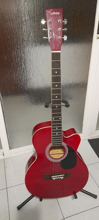 Guitarra Acústica Challenge 3/4 Roja