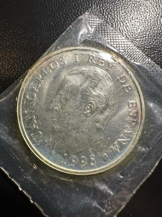 Moneda Plata 2000 PTAS España Banco de España 1995