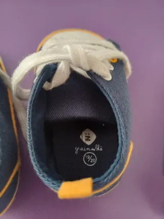 Zapatos bebé 19/20 azul marino