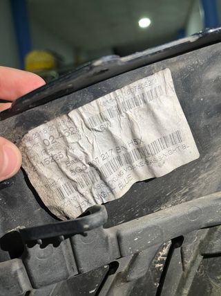 Paragolpes Golf mk7 2016 Original