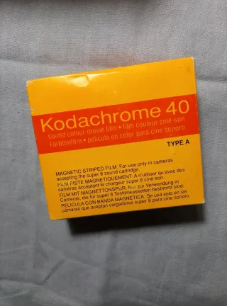 1 film Kodachrome 40 Super 8 sound color