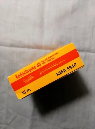 1 film Kodachrome 40 Super 8 sound color