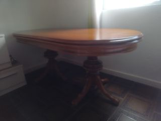 Mesa comedor extensible madera