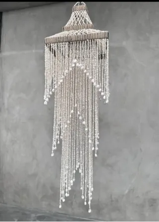 Lámpara colgante estilo boho