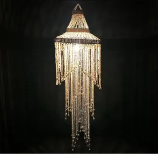 Lámpara colgante estilo boho