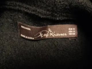 Abrigo corto mujer negro