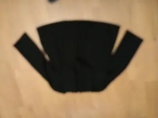 Abrigo corto mujer negro