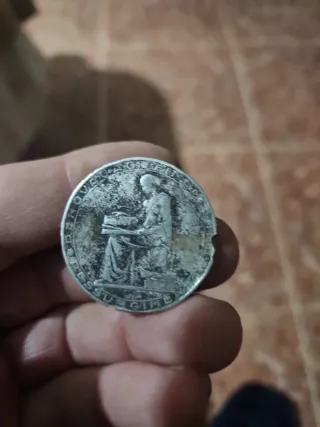 Moneda de plata antigua