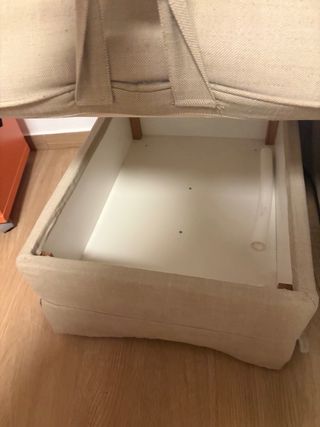 Sofá Ektorp ilea 3 plazas con puf de almacenaje