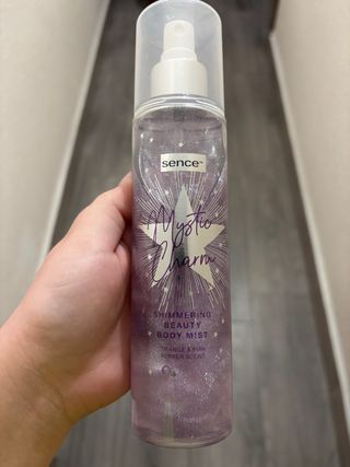 Body Mist Sence Mystic Charm Brillo Naranja y Pimi