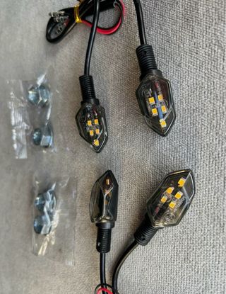 4 Intermitentes led moto Homologados NUEVOS
