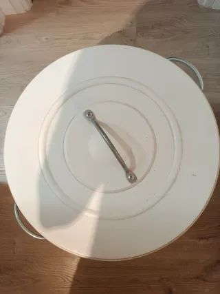 Cubo basura Ikea Knodd 40L Metal Blanco