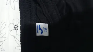 Chándal Joma Negro con Raya Verde