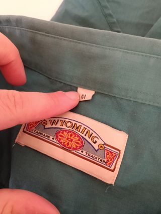 Camisa Wyoming Verde Talla M