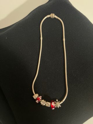 Colgante Pandora de Plata original mas abalorios