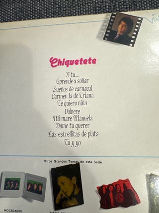 Disco Vinilo Chiquetete Grandes Temas
