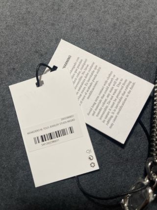 Monedero Tous Negro con Tachuelas