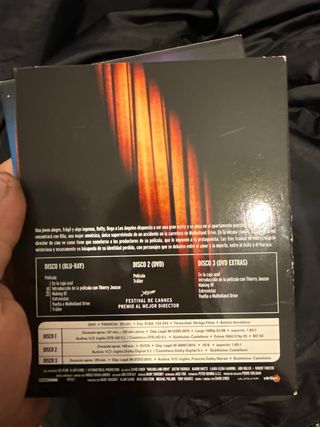 Mulholland Drive Blu-ray 3 discos