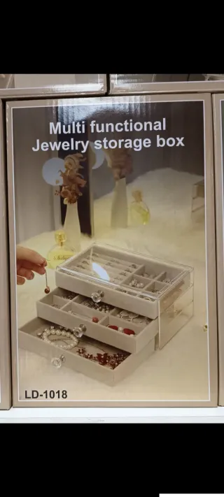 Porta oggetti in velluto rosa con cristalli