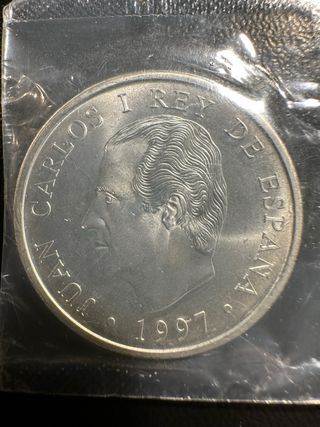 Moneda 2000 Pesetas España 1997 Don Quijote