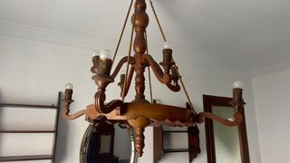 Conjunto Muebles Comedor Antiguo de Madera