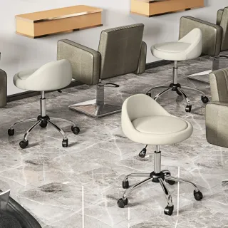 Taburete Giratorio con Ruedas Ajustable