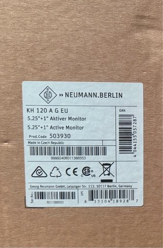 Altavoces Neumann Profesionales  KH 120 A G EU
