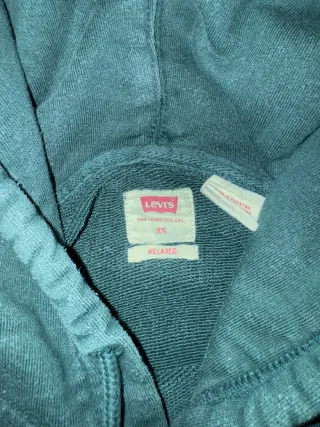 Sudadera Hoddie Classic Retro Y2K LEVIS verde XS