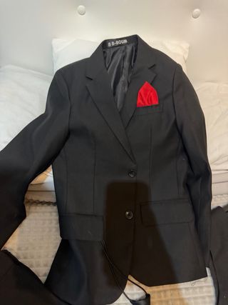 Traje de niño negro talla 8