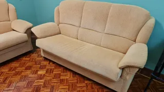 2 Sofás 3+2 plazas  Tapizado de tela