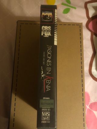 VHS Pasiones en Kenia (White Mischief)