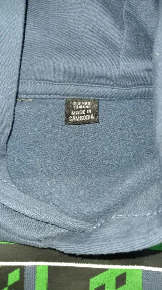 Sudadera Minecraft Creeper Azul