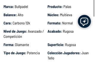 Pala Bullpadel Vertex 05 - Un solo uso