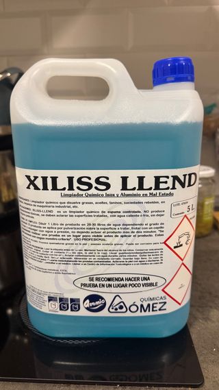 Limpiador Químico Inox y Aluminio en Mal Estado