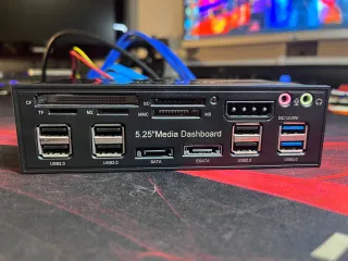 Painel Frontal 5,25" Multifunções para PC