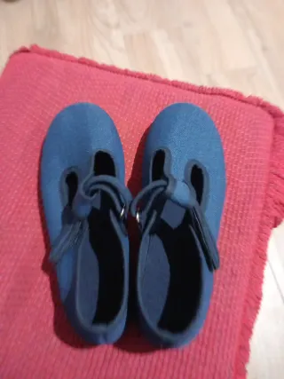 Alpargatas niño azul marino T 32