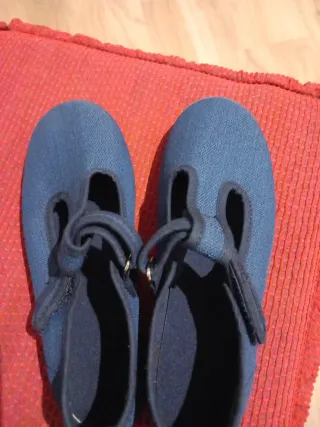 Alpargatas niño azul marino T 32