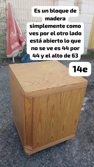 Mueble esquinero de madera Matra