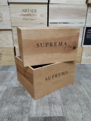 2 Cajas de Madera Grandes Suprema