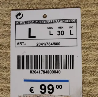 Abito elegante nero Zara taglia L