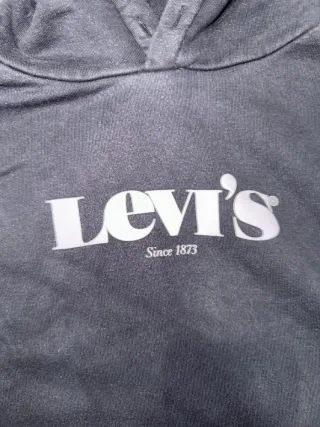 Sudadera Hoddie Vintage Retro Y2K LEVIS negra L