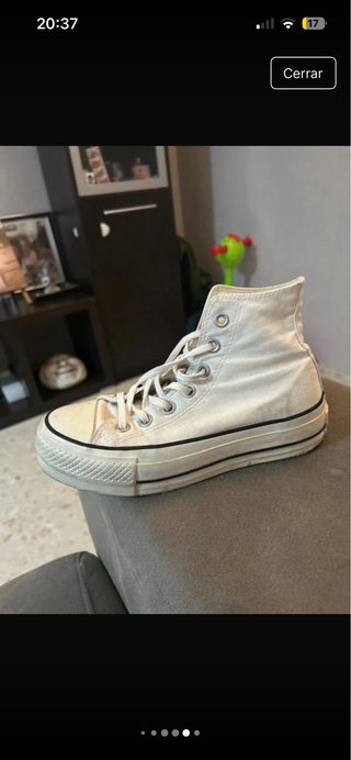 Zapatillas Converse plataforma blancas