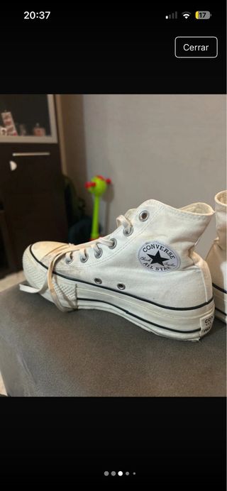 Zapatillas Converse plataforma blancas
