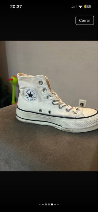 Zapatillas Converse plataforma blancas