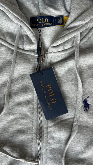 Chaqueta Ralph Lauren Gris Cremallera