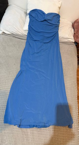 Vestido largo azul Zara Talla XL sin estrenar