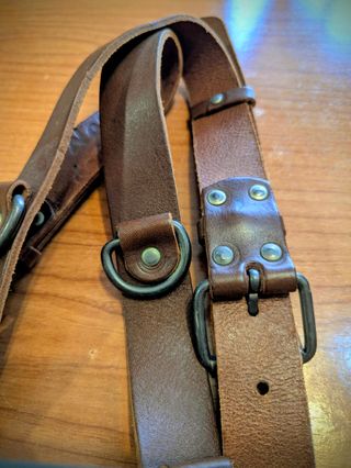 Arnés para Cámaras doble, cuero Nano de la Rosa