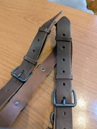 Arnés para Cámaras doble, cuero Nano de la Rosa